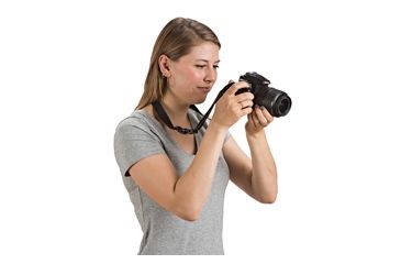 Image of JOBY Convertible Neck Strap, Black/Charcoal JB01303