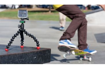 Image of JOBY GorillaPod Action Tripod with Mount for GoPro, Black/Red JB01300