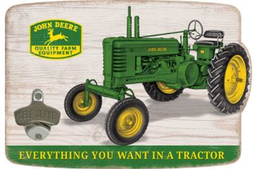 Image of John Deere Open Road Brands Die Cut Mdf Bottle Opener Jd Evthg Tractor