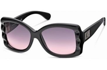 Image of John Galliano JG0025 Sunglasses - 01B Frame Color