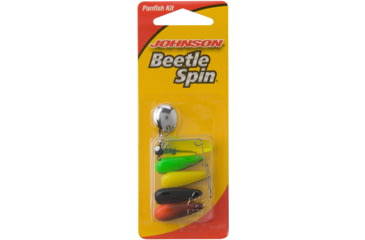 Image of Johnson Beetle Spin Panfish Buster Hard Bait, Varied, 1in / 3cm, Hook Size 10, Assorted, 1062461