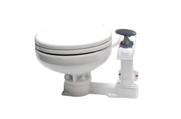 Image of Johnson Pump AquaT Manual Marine Toilet - Super Compact 68745