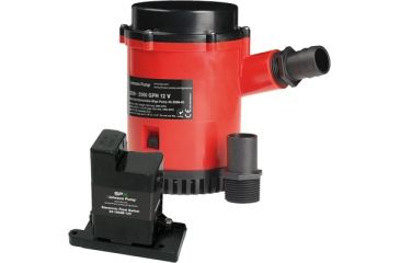 Image of Johnson Pump HD Bilge Pump 2200 GPH, w/EM Switch, 12V, 02204-00