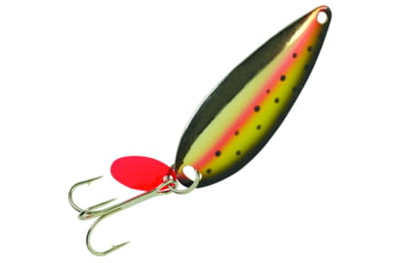 Image of Johnson Sprite Spoon, 2 1/2in Teaser Tab, 3/4oz, Chrome Trout, 1/Pack, SL3/4-CHTR
