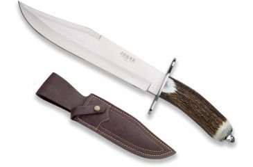 Image of Joker Knives Bowie Knife Stag Horn 9.75in. Blade, 15.01in. Length CC101USA