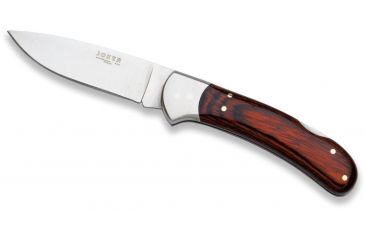 Image of Joker Knives Folding Knife Red Wood Stainless 3.51in. Blade, 7.8in. Length NR47USA