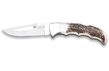 Image of Joker Knives Folding Knife Stag Horn 3.51in. Blade, 7.8in. Length NC17USA