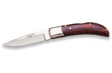 Image of Joker Knives Pocket Folding Knife Red Wood 2.92in. Blade, 6.82in. Length NR07USA