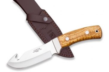Image of Joker Knives Skinner Knife Olive Handle 4.68in. Blade, 9.16in. Length. CO55USA