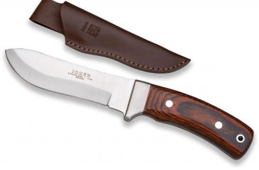 Image of Joker Knives Stainless Blade Knife Red Wood Handle 4.68in. Blade, 9.16in. Length CR49USA