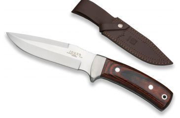 Image of Joker Knives Stainless Blade Knife Red Wood Handle 5.07in. Blade, 9.55in. Length CR47USA