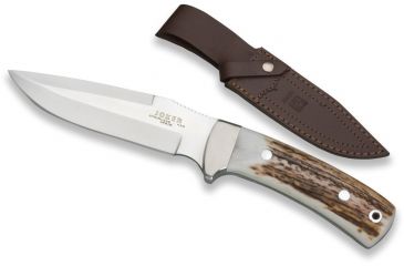 Image of Joker Knives Stainless Blade Knife Stag Horn 5.07in. Blade, 9.55in. Length CC47USA