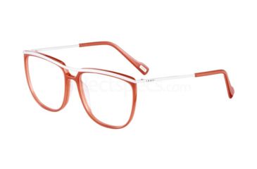 Image of Joop! 82032 Progressive Prescription Eyeglasses, Red Brown Frame, 82032-4450PR
