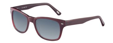 Image of Joop! 87171 Bifocal Prescription Sunglasses, Red Frame, Grey Gradient Lens-87171-6705BI