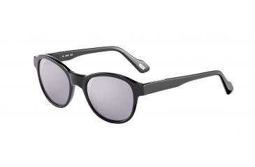 Image of Joop! 87181 Progressive Prescription Sunglasses, Black Frame, Grey W/ Silver Mirror Lens-87181-8840PR