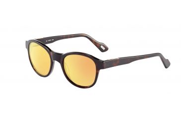 Image of Joop! 87181 Progressive Prescription Sunglasses, Brown Frame, Brown W/ Gold Mirror Lens-87181-8940PR