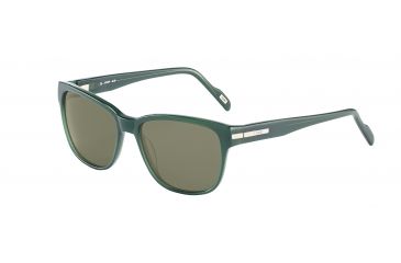 Image of Joop! 87183 Single Vision Prescription Sunglasses, Green Frame, Grey/Green Lens-87183-6843SV