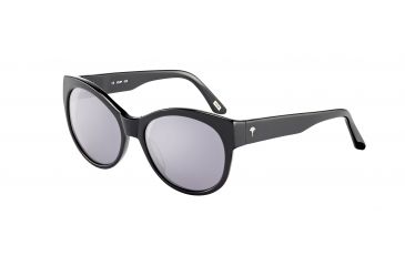 Image of Joop! 87184 Progressive Prescription Sunglasses, Black Frame, Grey W/ Silver Mirror Lens-87184-8840PR