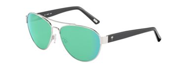 Image of Joop! 87348 Progressive Prescription Sunglasses, Palladium Frame, Grey W/ Green Mirror Lens-87348-110PR