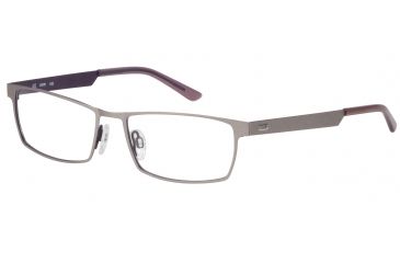 Image of Morgan 203125 Bifocal Prescription Eyeglasses - Grey Frame and Clear Lens 203125-432BI