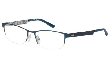 Image of Morgan 203125 Bifocal Prescription Eyeglasses - Blue Frame and Clear Lens 203125-433BI
