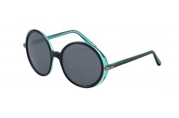 Image of JOOP! 87159 Single Vision Prescription Sunglasses - Black Frame and Grey Lens 87159-6535SV