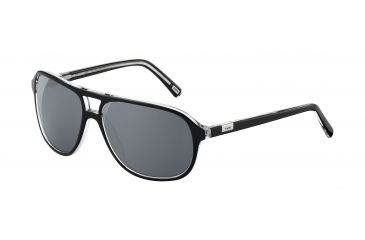 Image of JOOP! 87165 Single Vision Prescription Sunglasses - Black Frame and Grey Blue Lens 87165-8738SV