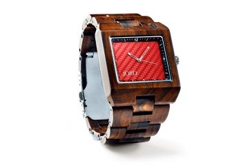 Image of Jord Delmar Dark Sandalwood and Red Carbon Fiber, Brown, Red J016Q02M