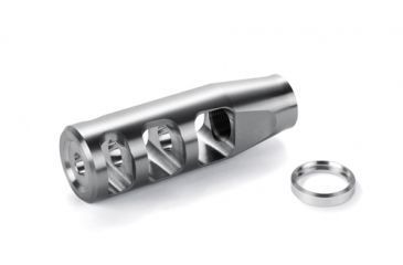 Image of JP Enterprises 3-Port Compensator, 1/2-36 TPI, .750 OD, .406 Exit, Polished Stainless, Silver JPTRE3-236S