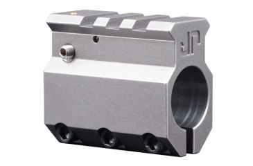 Image of JP Enterprises .750 Adjustable Gas Block, Stainless Steel, Silver, Silver JPGS-2S