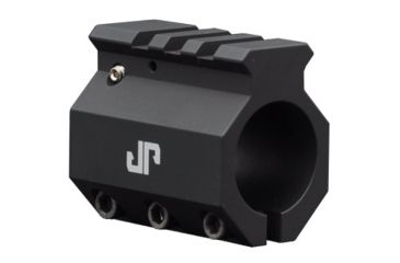 Image of JP Enterprises .936 Adjustable Gas Block, Bull Barrel Aluminum, Black, Black JPGS-3