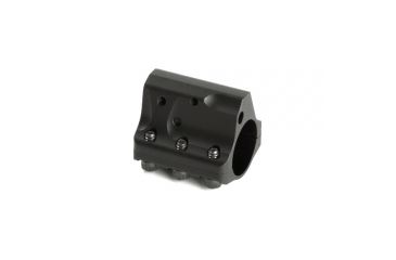 Image of Adjustable Gas Block With Adjustable Locking Screw, .750 Bore,  Stainless  Low Profile To Fit Under Hand Guard Clamp On Style, Black