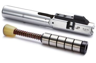 Image of JP Enterprises EnhancedBolt Bolt Carrier Group BCG, 9mm, Polished SS Finish, Short Stroke SCS System JPSCS2-9SS-5 - 5 Steel Masses, Silver, JPBC-9SL-SP5SS