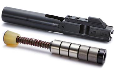 Image of JP Enterprises EnhancedBolt Bolt Carrier Group BCG, 9mm, QPQ Finish, Short Stroke Heavy SCS System JPSCS2-9SS-5H2 - 2 Tungsten/ 3 Steel Masses, Black, JPBC-9SL-5H2SS