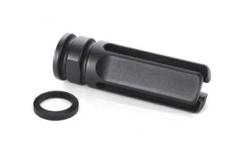 Image of JP Enterprises Flash Hider, 5/8-24 Tpi, .850 Od, .350 Exit, Qpq, Black JPFH-762L