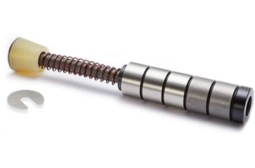 Image of JP Enterprises Gen 2 Silent Capture Spring System, 9mm, Short Stroke, 3 Steel/ 2 Tungsten Masses, Black/Silver, JPSCS2-9SS-5H2