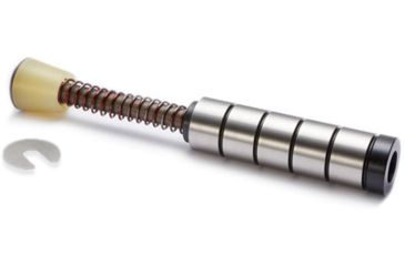 Image of JP Enterprises Gen 2 Silent Capture Spring System, 9mm, Short Stroke, 5 Steel Masses, Black/Silver, JPSCS2-9SS-5