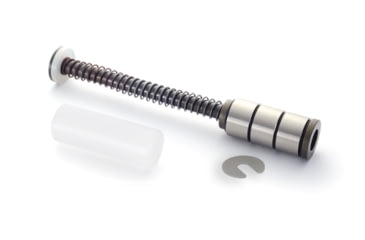Image of JP Enterprises Gen 2 Silent Captured Buffer Spring System, AR-10, DPMS LR-308, Standard Version, Black, w/Silent Captured Spring, Spacer, JPSCS2-10