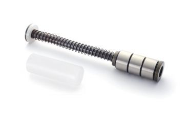 Image of JP Enterprises Gen 2 Silent Captured Buffer Spring System, AR-10, DPMS LR-308, Standard Version, Black, w/Silent Captured Spring, Spacer, JPSCS2-10