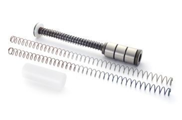 Image of JP Enterprises Gen 2 Silent Captured Buffer Spring System, AR-10, DPMS LR-308, Standard Version, Black, w/3 Weighted Springs, Silent Captured Spring, Spacer, JPSCS2-10K