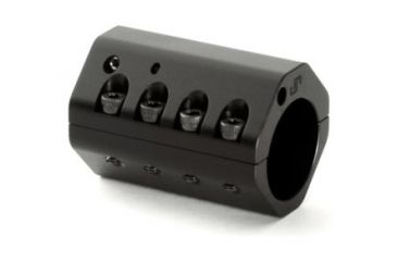 Image of JP Enterprises .936 Adjustable Gas Block, Bull BARrel Aluminum, Black, Black JPGS-8
