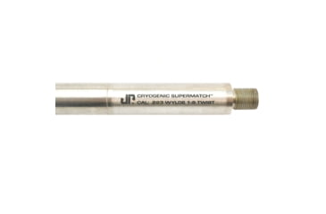 Image of JP Enterprises Supermatch Barrel With Headspaced Jp Enhanced Bolt, 18in, Light Contour, Silver, JPSM223-18L8R