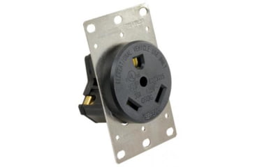 Image of JR Products 30 Amp Receptacle w/ Mounting, 15075