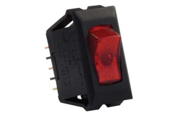 Image of JR Products Illuminated 12V On/Off Switch /Black, Red, 12525