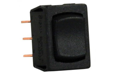 Image of JR Products Mini On/Off/On Switch, Black, 13345
