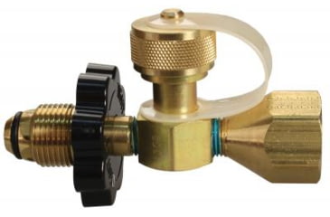 Image of JR Products Propane Branch Tee Male Pol x Female Pol x Male 1in 20 Cylinder Thread, 07-30105