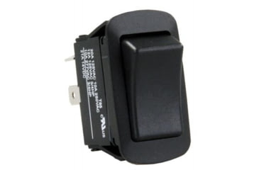 Image of JR Products Water-Resistant Spst On/Off Switch, Black, 13795