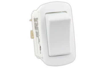 Image of JR Products Water-Resistant Spst On/Off Switch, White, 14015