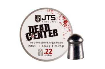 Image of JTS Group Dead Center, .22 Caliber, 25.39 Grain Domed Tip Air Rifle Ammo, 200 Rounds, JAC113