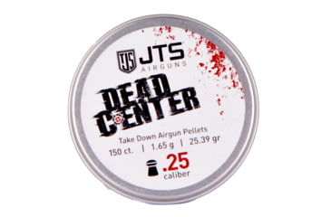 Image of JTS Group Dead Center, .25 Caliber, 25.39 Grain Domed Tip Air Rifle Ammo, 150 Rounds, JAC102